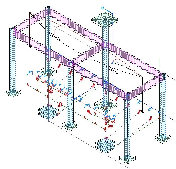 Estructuras e Instalaciones 3D MEP